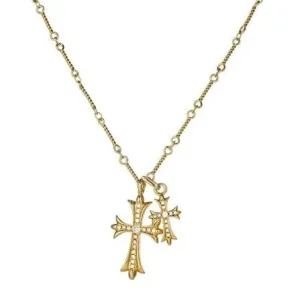 Chrome Hearts Double Cross Necklace